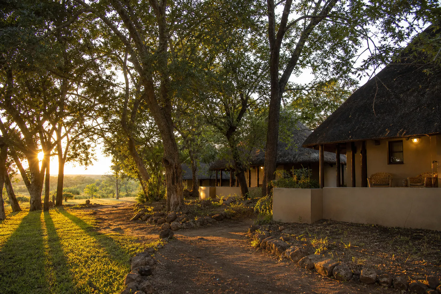 A practical safari or habitat scene related to Skukuza Rest Camp.