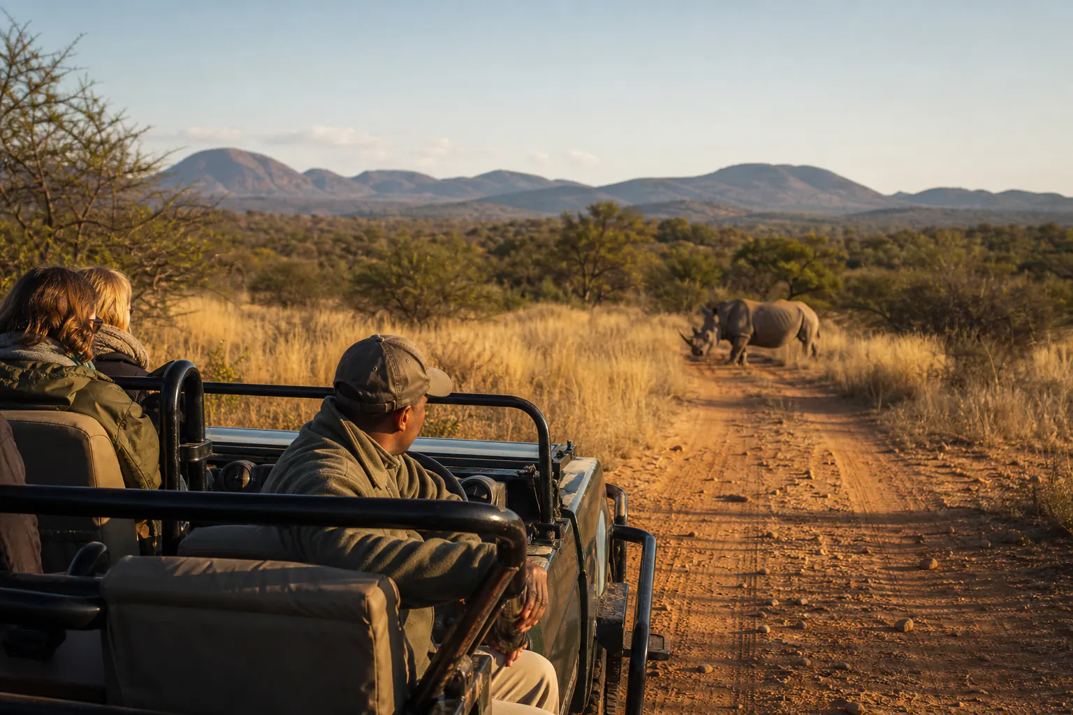 Wildlife and habitat scenery illustrating the safari experience around Madikwe Game Reserve Safari.