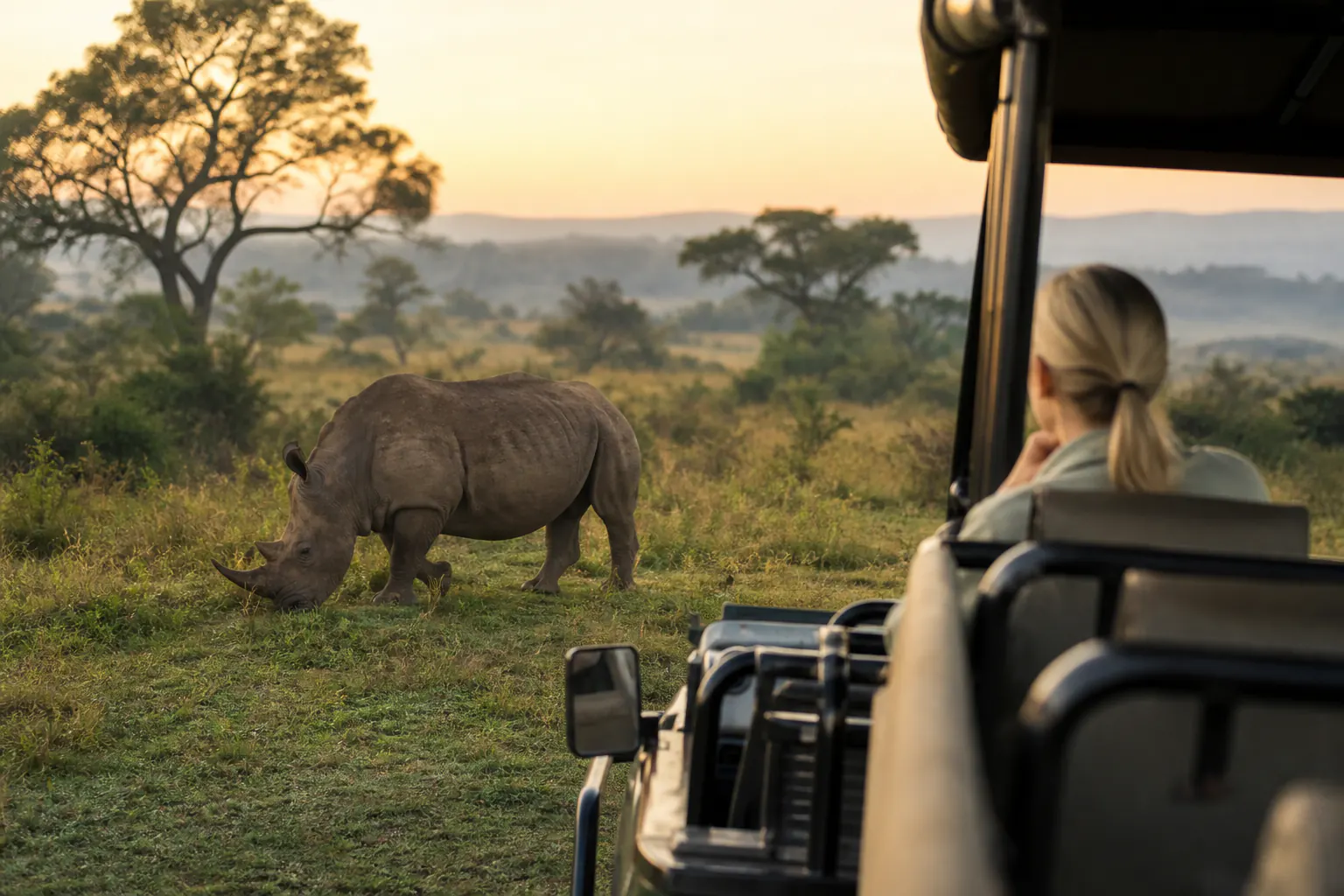 Wildlife and habitat scenery illustrating the safari experience around Malaria Free Safari Options in South Africa.