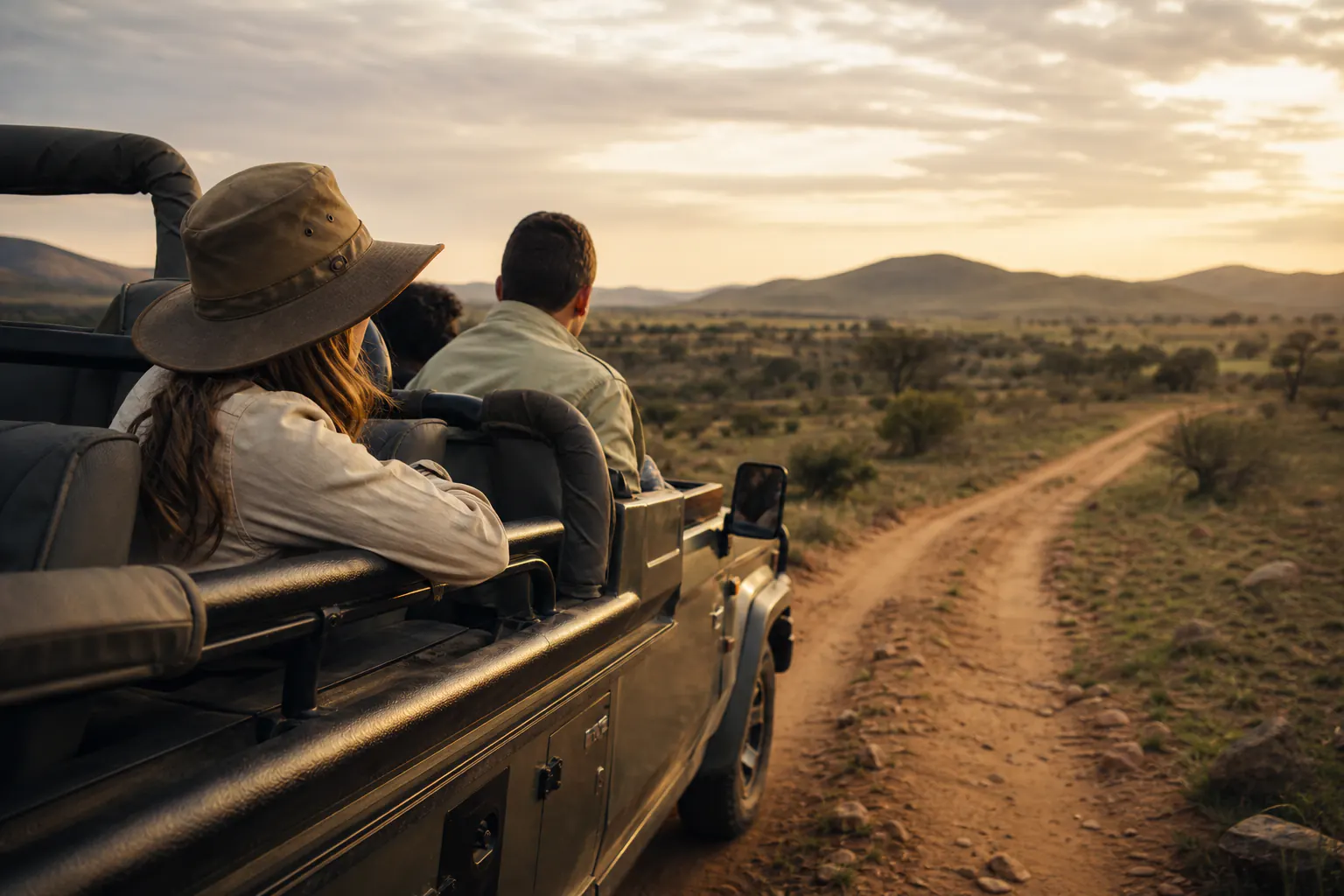 Travellers planning or travelling on a safari itinerary inspired by South Africa Safari Itineraries and Trip Planning.