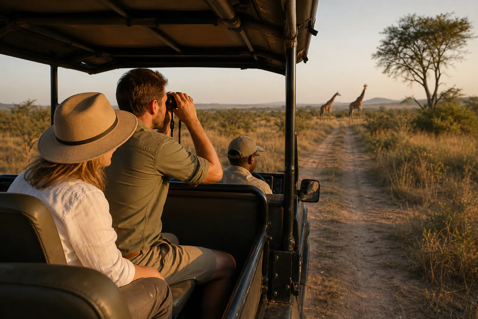 Travellers planning or travelling on a safari itinerary inspired by 5 Day South Africa Safari Itinerary.