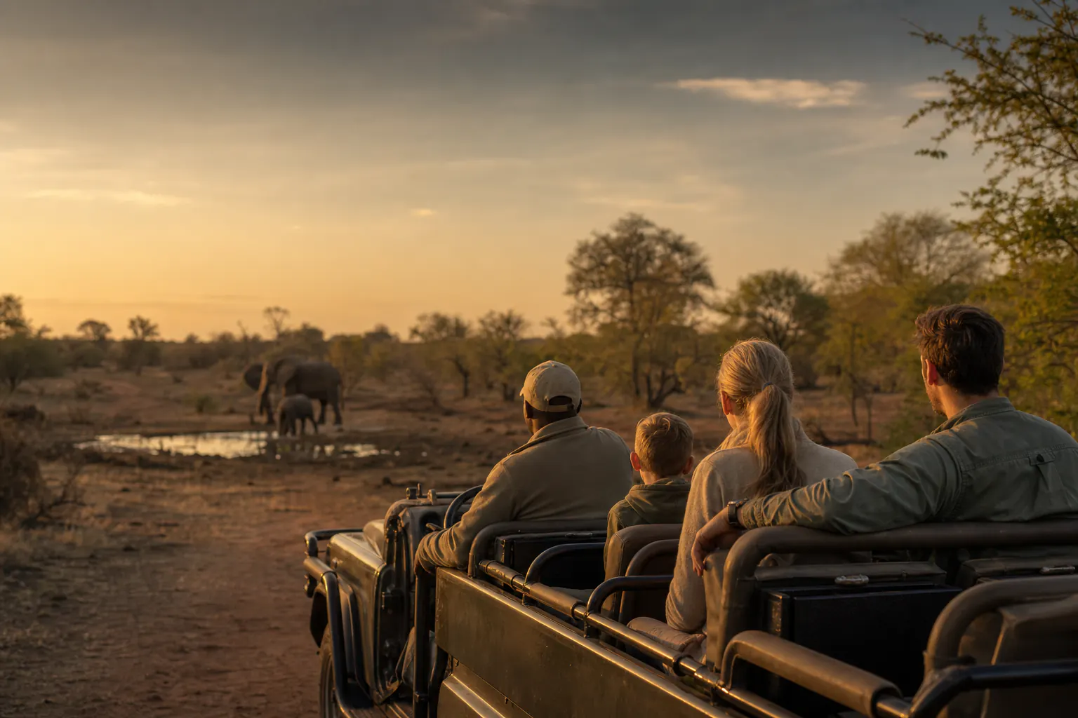 A Kruger-style bushveld scene illustrating Kruger National Park Family Safari.