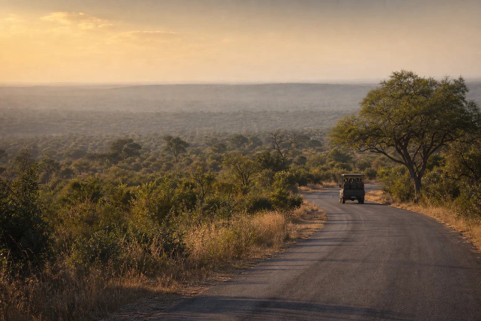 A Kruger-style bushveld scene illustrating Five Day Kruger Safari Itinerary.