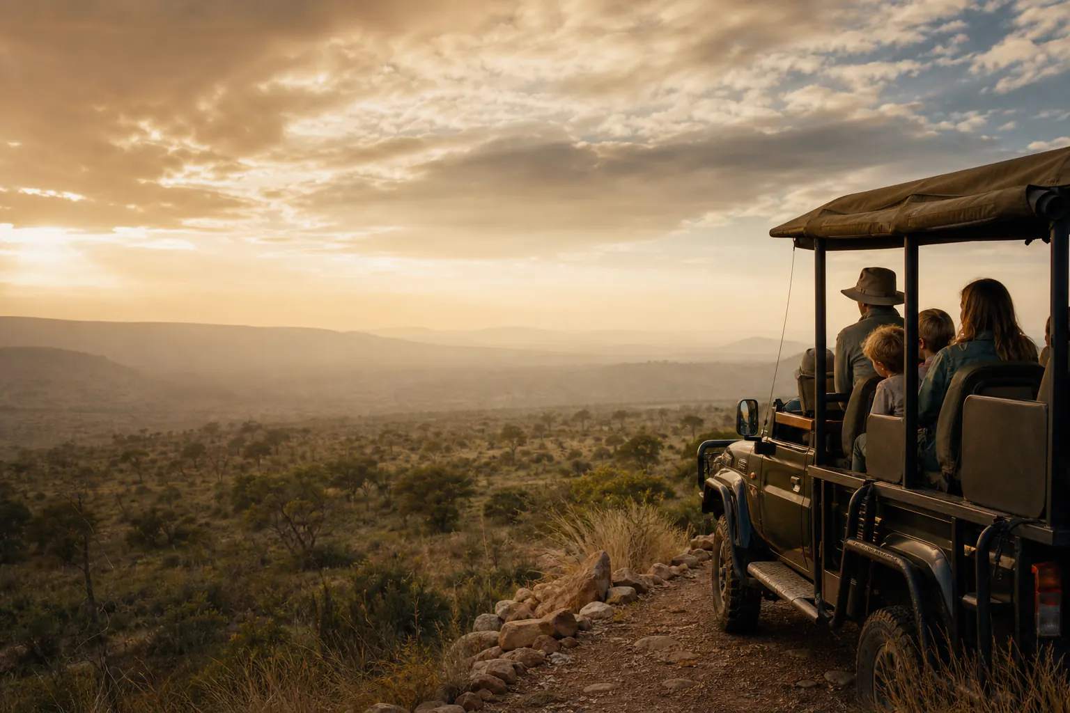 A South African safari journey illustrating South Africa Family Safari Itinerary.