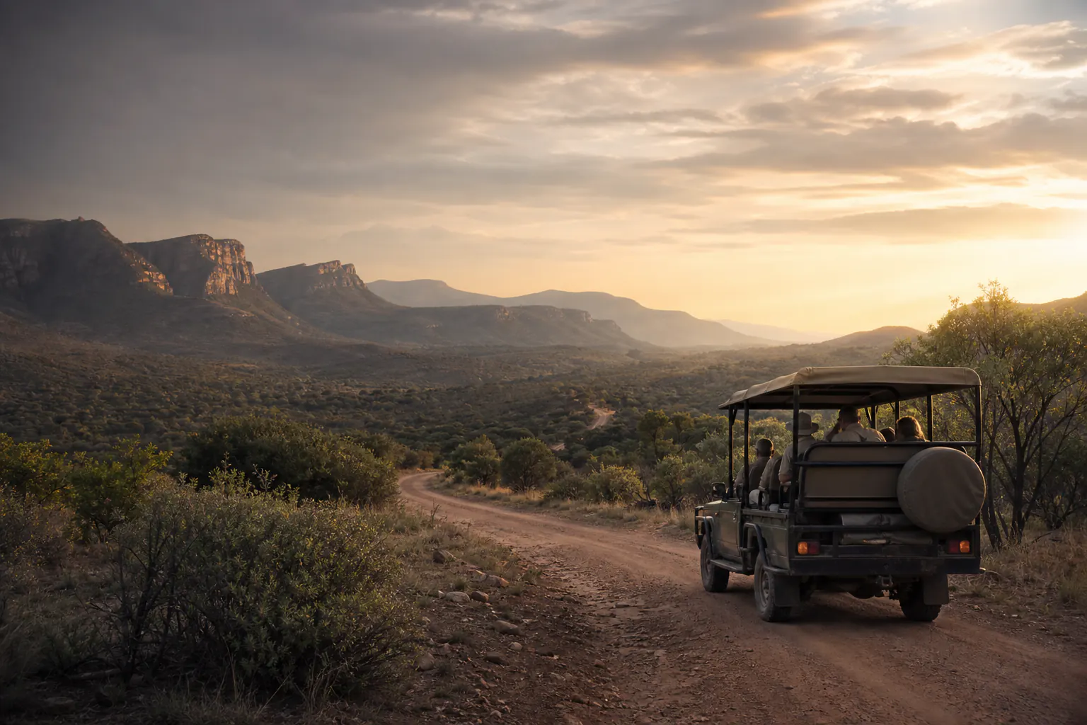 A South African safari journey illustrating Malaria Conscious South Africa Safari Itinerary.